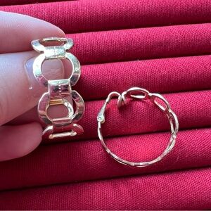 Sarah Cov Gold Tone Link Hoop Clip On Earrings - Women's Fashion Jewelry